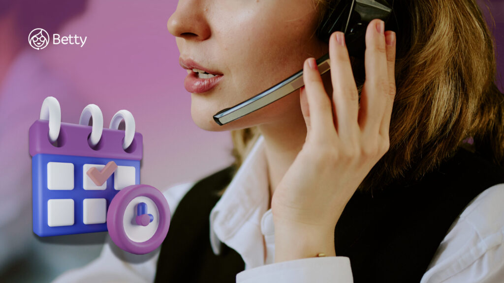 A close-up shot of an appointment scheduler, symbolizing the human-like communication capabilities of AI call agents.