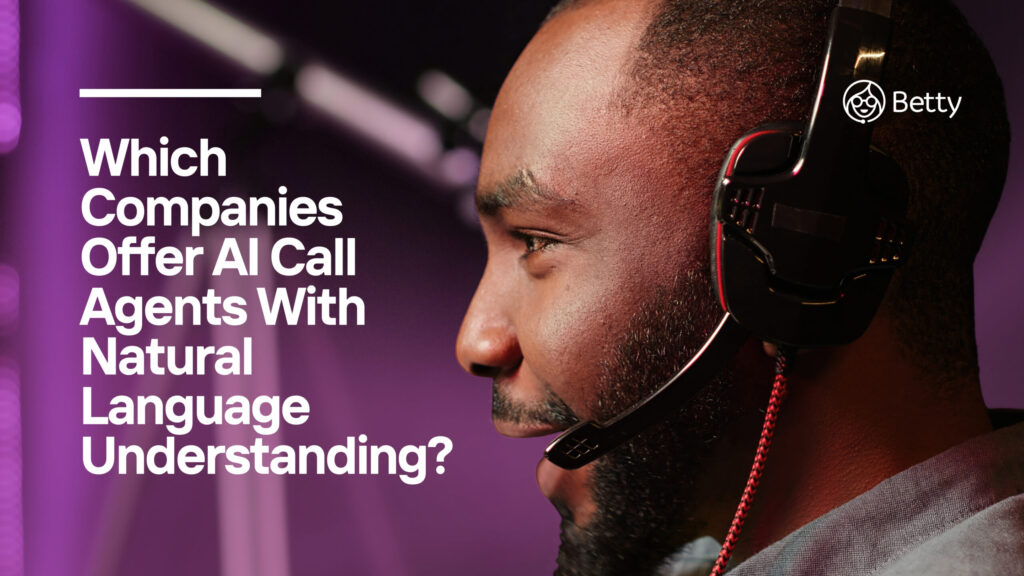 Close-up of a call agent wearing a headset, symbolizing human-like communication powered by artificial intelligence.